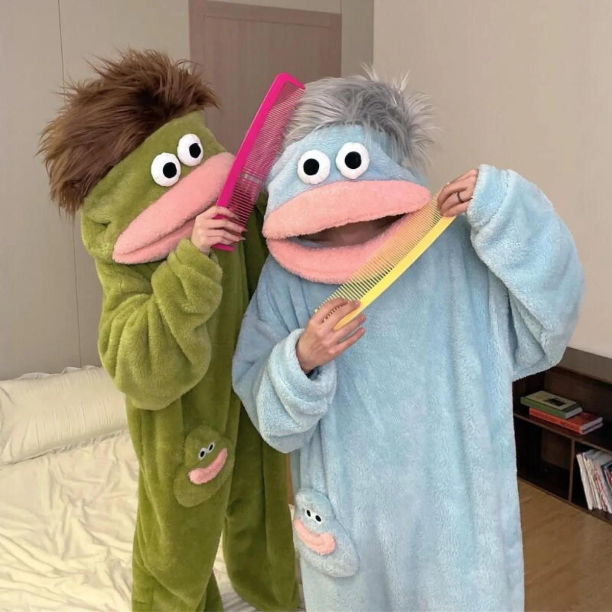 Pyjama Monstre Poilu Famille — visuel 1